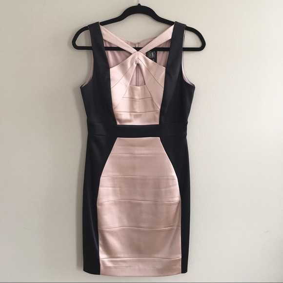 Blush Color Block Dress. Never worn. - Picture 1 of 3